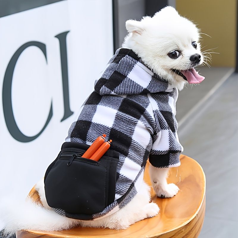 Black Plaid Zip