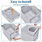 Large Enclosed Cat Litter Box