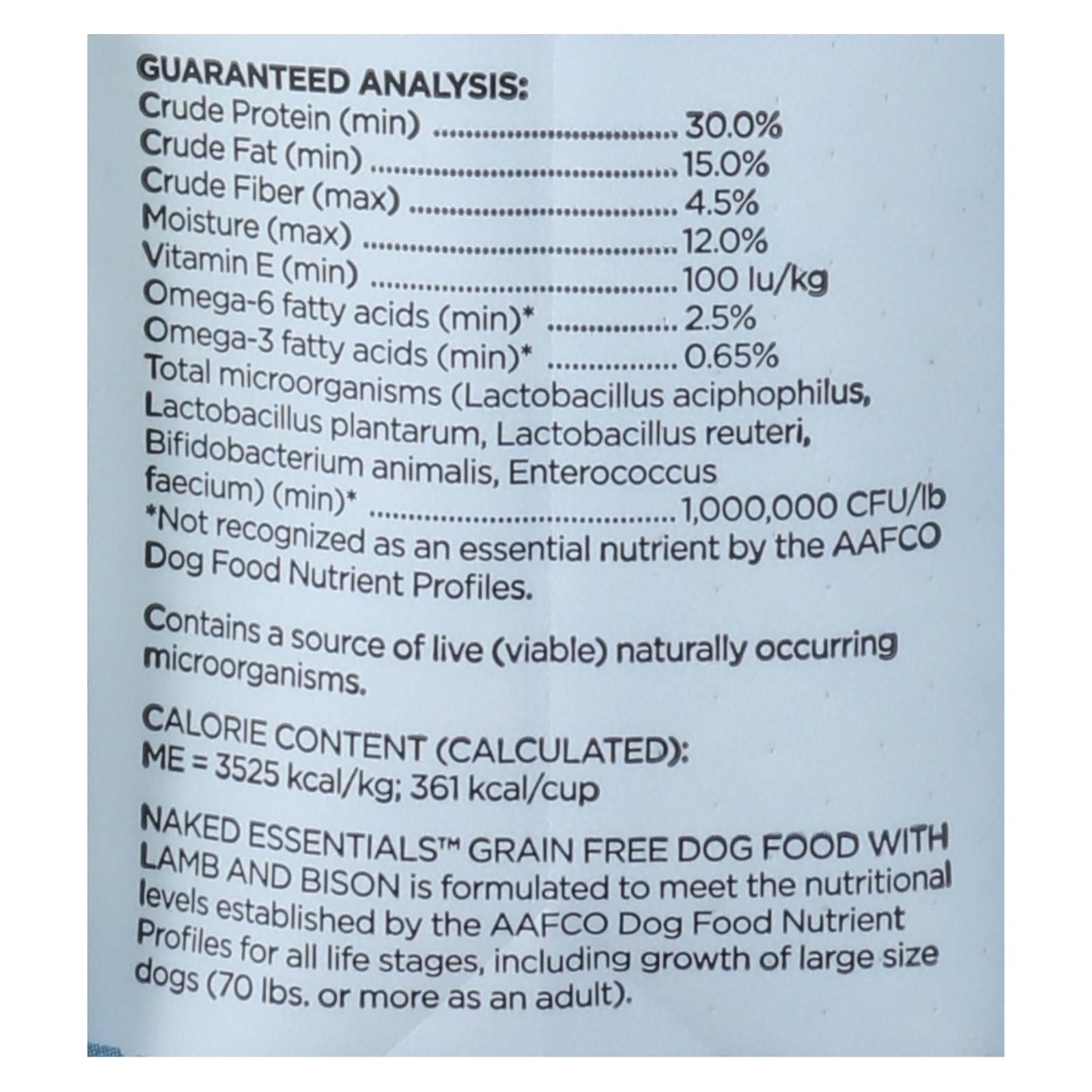 I And Love And You dog kibble lamb and bison 4-pack case 4 lb bags