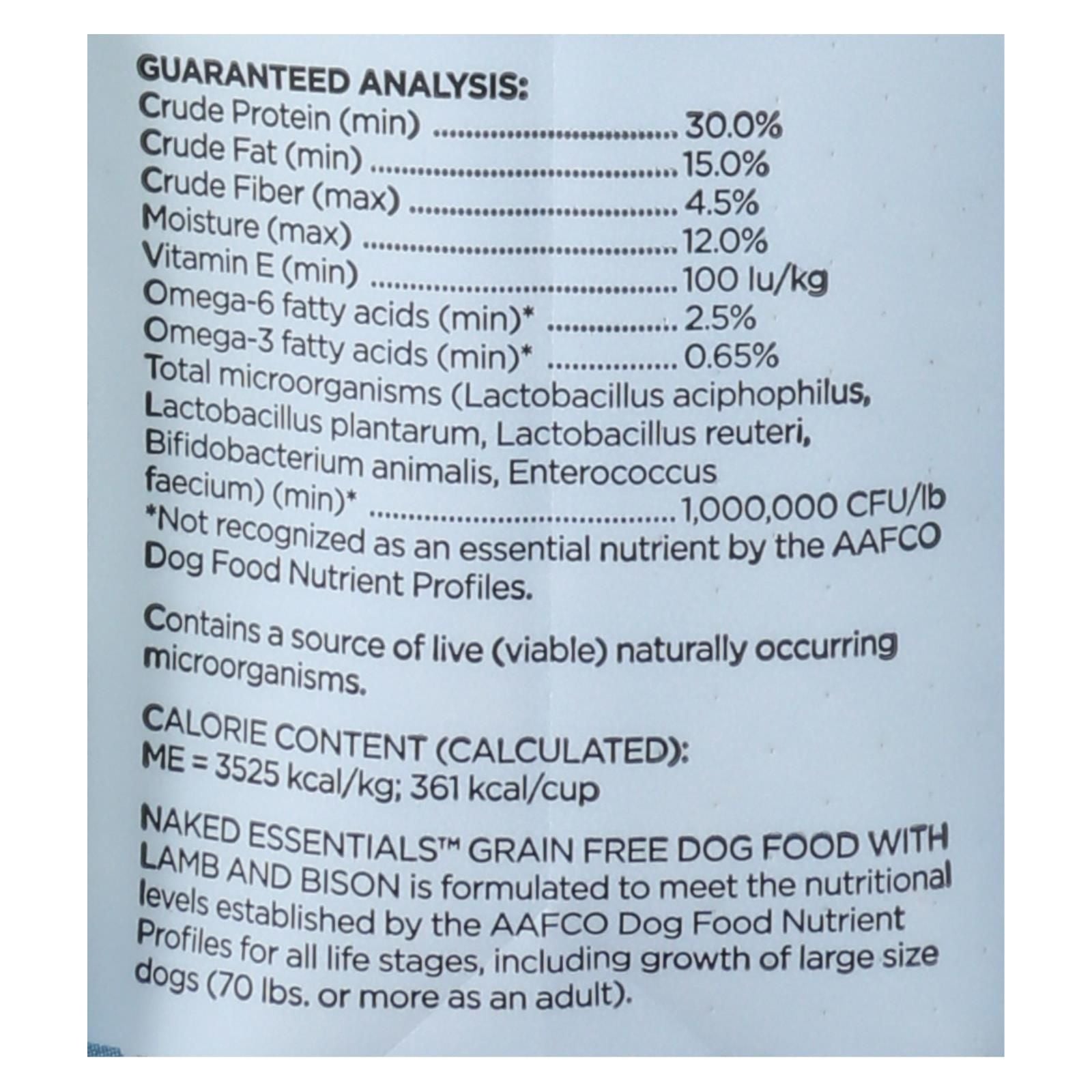I And Love And You dog kibble lamb and bison 4-pack case 4 lb bags