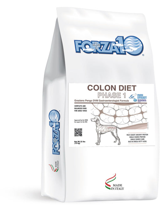 Active Dog Colon 8lb dog food for digestive health, formulated with quality ingredients.
