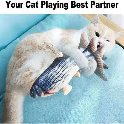 Cat Toy Flopping Fish
