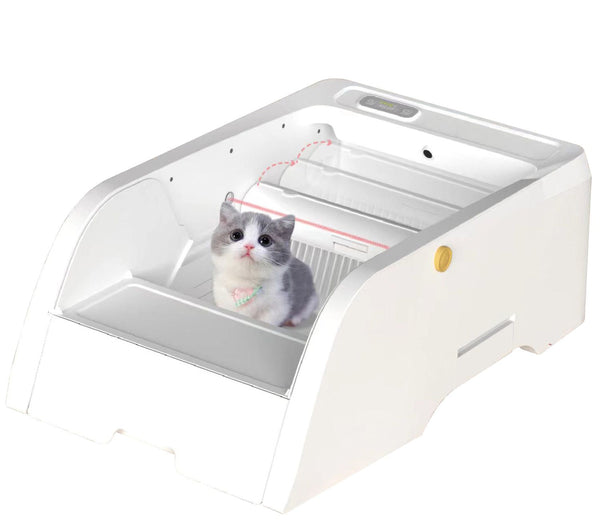 Smart Cat Litter Box Cat Litter Box Wide Opening