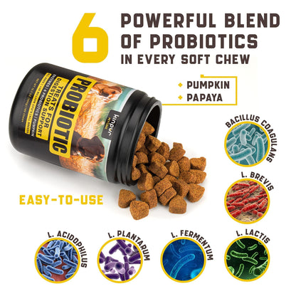 dog probiotics chews