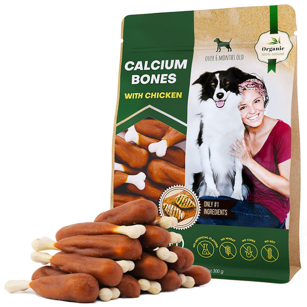 Chicken-Wrapped Calcium Bones |Rawhide-Free Chicken Chews |Calcium Boost Dog Treats |Chicken & Calcium Dog Chews |Healthy Bone Chew Treats |Grain-Free Chicken Chews |Organic Chicken Bone Treats |Training Chew Bones |Protein-Packed Dog Chews |NutriChew Chicken Bones