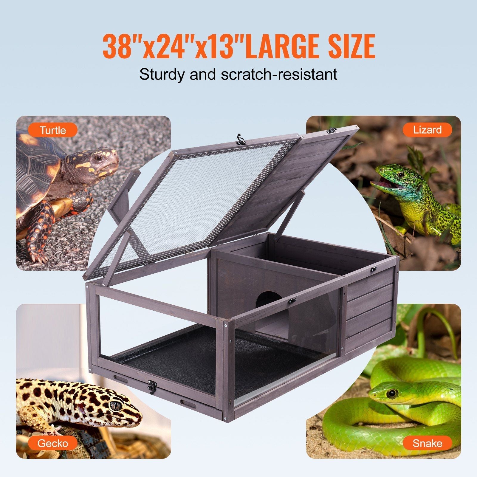  wooden reptile habitat