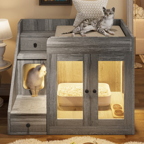 GO Cat Litter Box Enclosure