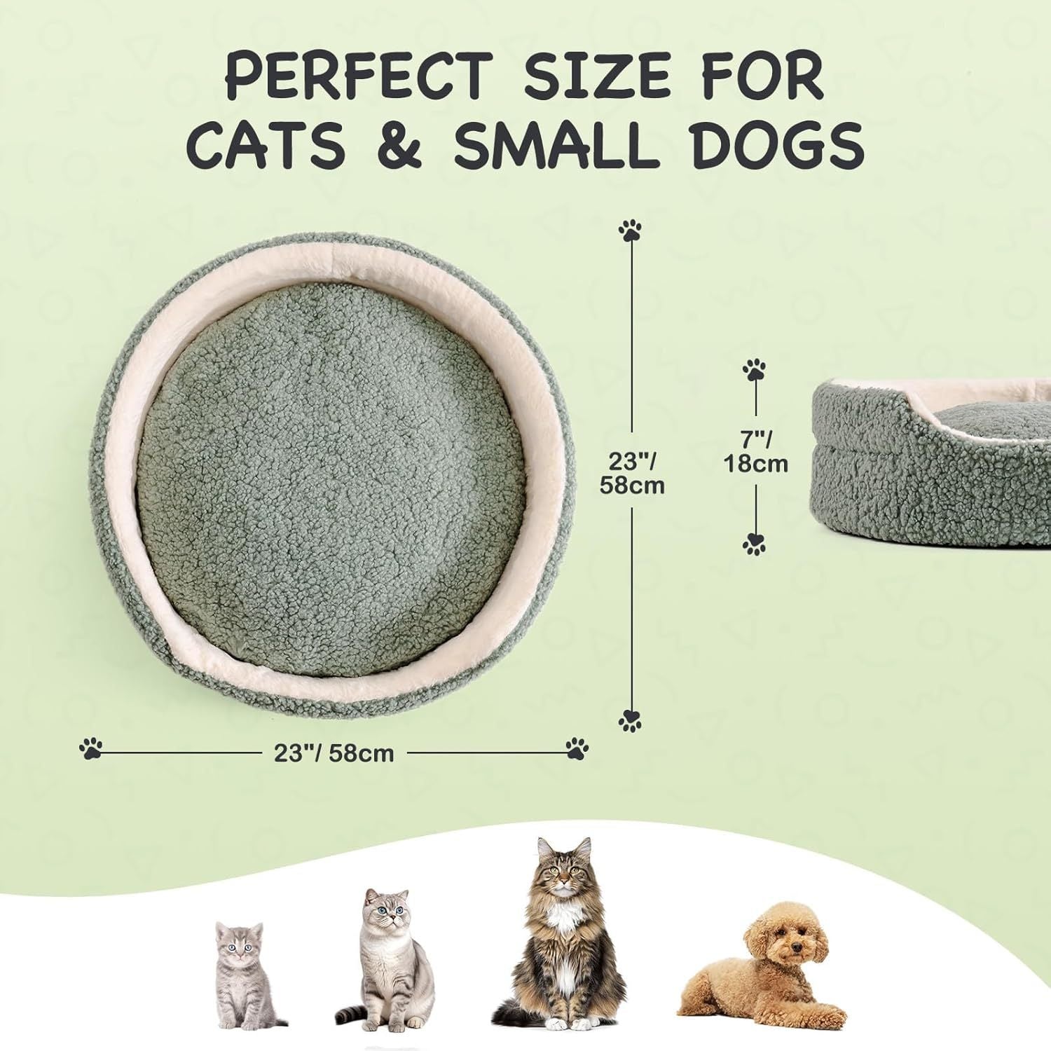 Mewoo Washable Pet Bed