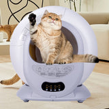 Self-cleaning litter box